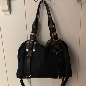 MZ WALLCE Black Nylon Satchel